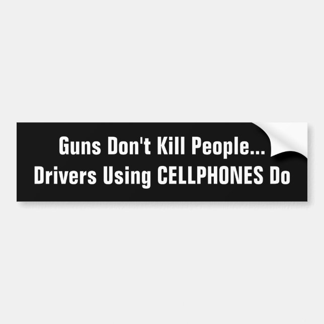 Fahrer, die MOBILTELEFONE Tötung verwenden Autoaufkleber (Vorne)