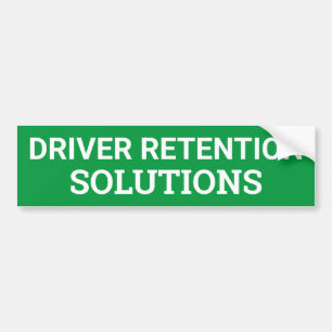 FAHRER-ZURÜCKHALTEN-LÖSUNGS-Zeichen/sticker/MAGNET Autoaufkleber