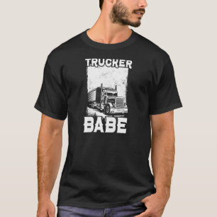 Fahrerinnen von Sattelzugmaschinen LKW-Fahren LKW T-Shirt