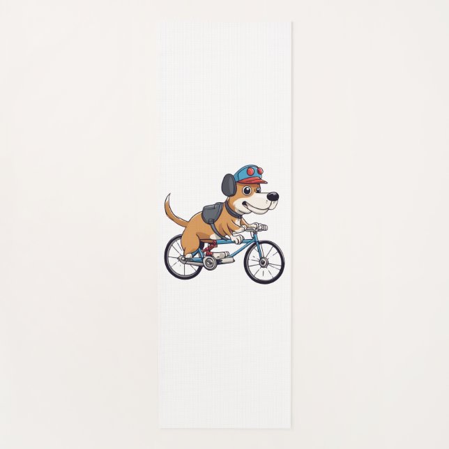 Fahrhund Yogamatte (Vorderseite)