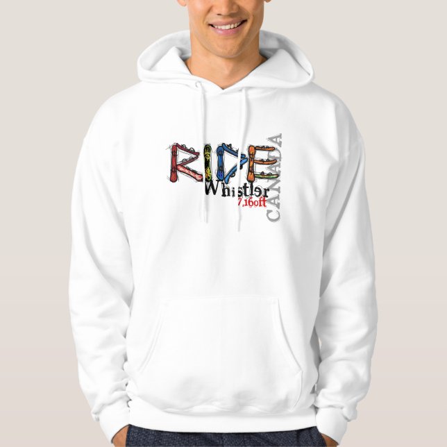 Fahrpfeifer-Kanadasnowboard Hoodie (Vorderseite)
