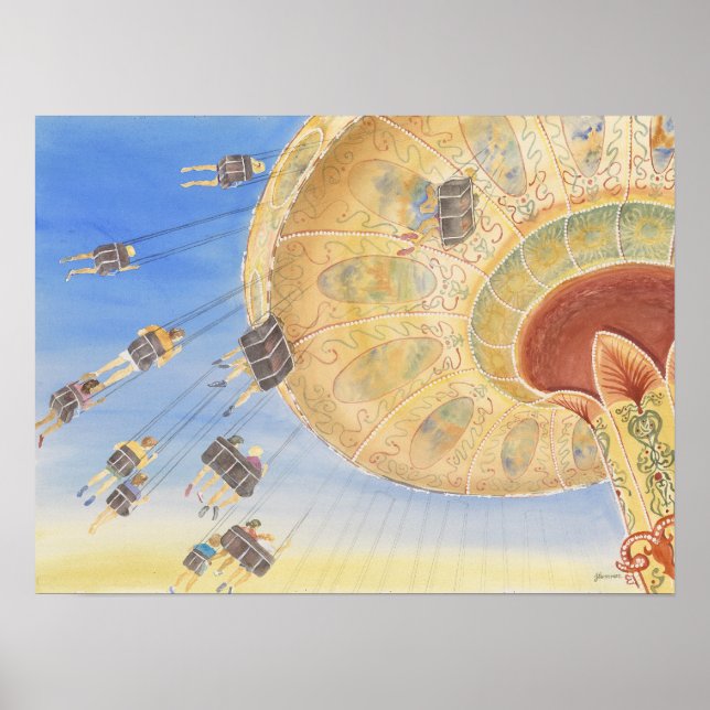 Fahrplakat Poster (Vorne)