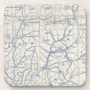 Fahrplan für Wisconsin 6 Untersetzer