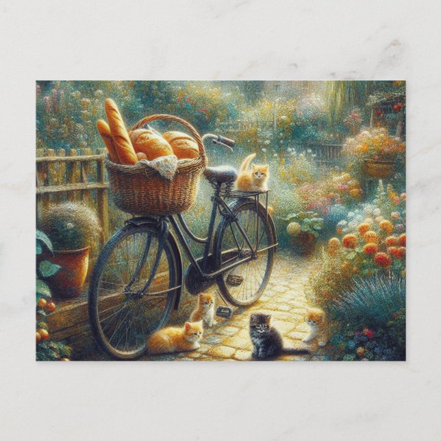 Fahrrad 2 postkarte (Vorderseite)