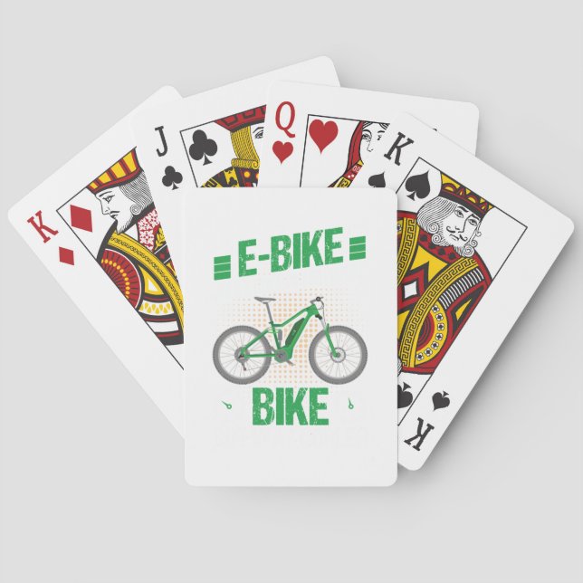 Fahrrad aber viel Cooler | für Fahrräder Spielkarten (Rückseite)