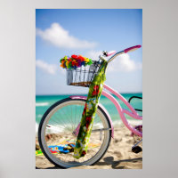 Fahrrad am Strand | Miami, Florida