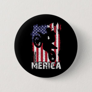 Fahrrad Amerikanische Flagge Merica Motocross 4. J Button