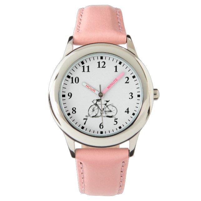Fahrrad Armbanduhr (Vorderseite)