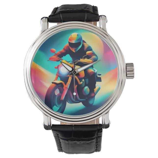 Fahrrad Armbanduhr (Vorderseite)