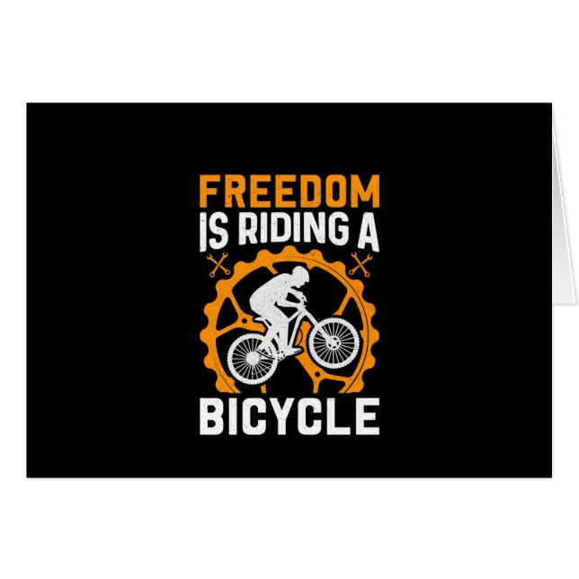Fahrrad Art Freedom fährt Fahrrad (Vorderseite (Horizontal))