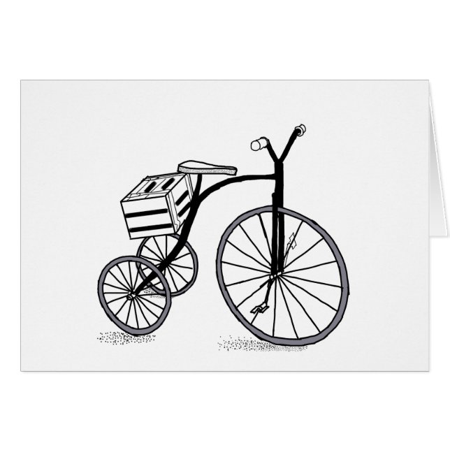 Fahrrad auf 3 Rädern (Vorderseite (Horizontal))