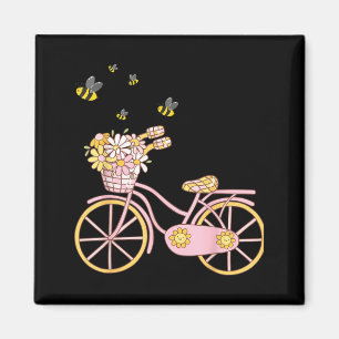 Fahrrad-Blume mit lustigem Uni-Design für Männer F Magnet