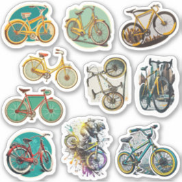 Fahrrad BMX Wheelie Fixbike für den Fahrer. Retro- Aufkleber