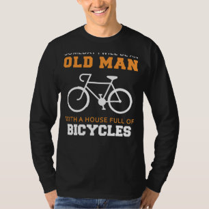 Fahrrad Bonanza: Zukünftiger Alter Mann Wheely Fun T-Shirt