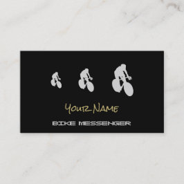 Fahrrad-Bote-oder Zyklus-Kurier-Visitenkarten Visitenkarte