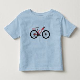 Fahrrad Cartoon-Illustration Kleinkind T-shirt