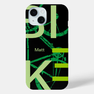 Fahrrad cool und personalisiert iPhone 15 hülle