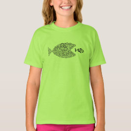Fahrrad, das Autos isst T-Shirt
