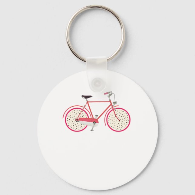 Fahrrad Dragon Fruit Wheels Bike Cycling Biker Gif Schlüsselanhänger (Vorderseite)