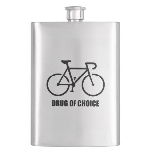 Fahrrad, Droge der Wahl Flachmann