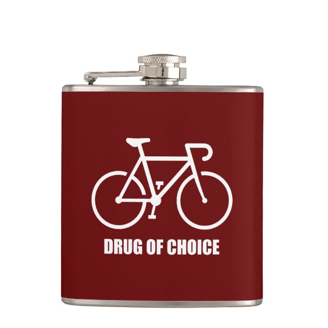 Fahrrad, Droge of Choice Flachmann (Vorderseite)