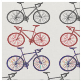 Fahrrad-Druck-Muster-Gewebe Stoff