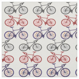 Fahrrad-Druck-Muster-Gewebe Stoff