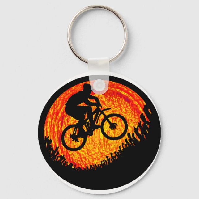 Fahrrad eine Liebe Schlüsselanhänger (Vorderseite)