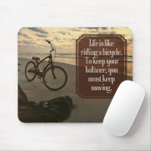 "Fahrrad fahren" Inspiration Zitat