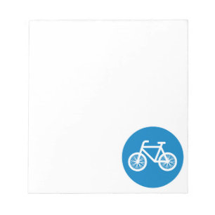 Fahrrad fahren notizblock