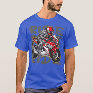 Fahrrad fahren Vintage-Rennfahrer Geschwindigkeit  T-Shirt