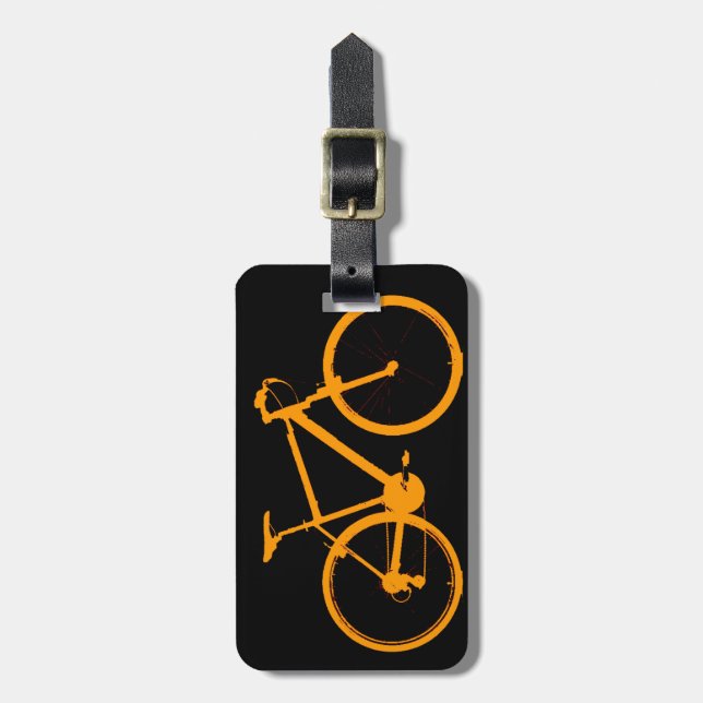 Fahrrad - Fahrrad + Fahrrad Gepäckanhänger (Vorderseite vertikal)