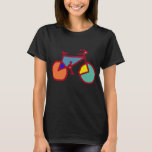 Fahrrad. Fahrrad / Fahrrad T-Shirt<br><div class="desc">Eine coole Farbradillustrierung für Fahrradliebhaber</div>