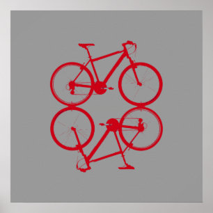 Fahrrad , Fahrrad ; Radfahren Poster