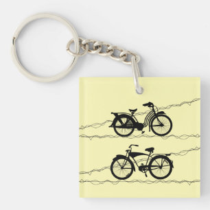 Fahrrad Fahrrad Schwarz 1 Schlüsselanhänger