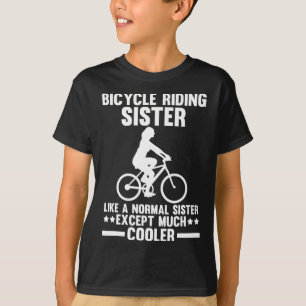 Fahrrad Fahrradfahren Schwester Radfahren Mountain T-Shirt