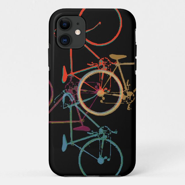 Fahrrad - Fahrradmuster Case-Mate iPhone Hülle (Rückseite)