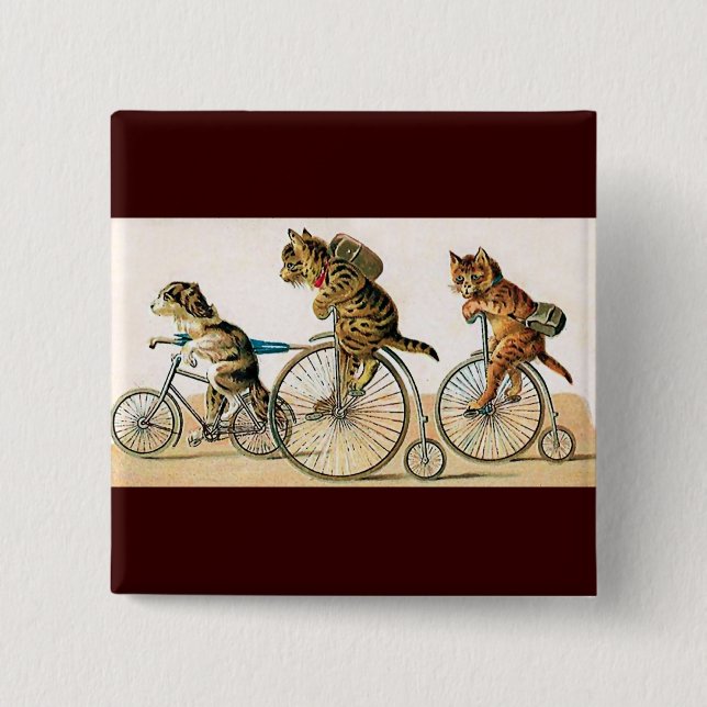Fahrrad-Fahrt Button (Vorderseite)