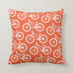 Fahrrad-Feuer-Orangen-Fahrrad Kissen