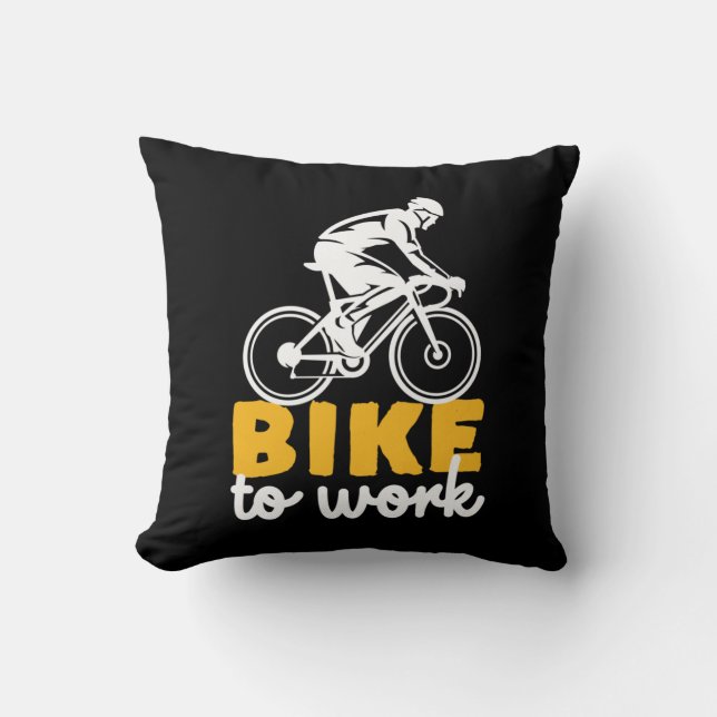 Fahrrad für Radfahrer Kissen (Vorderseite)