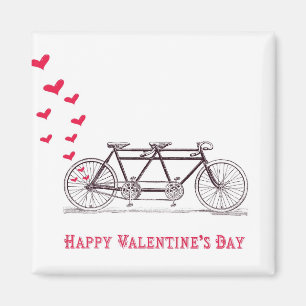 Fahrrad für zwei Valentinstag Magnet