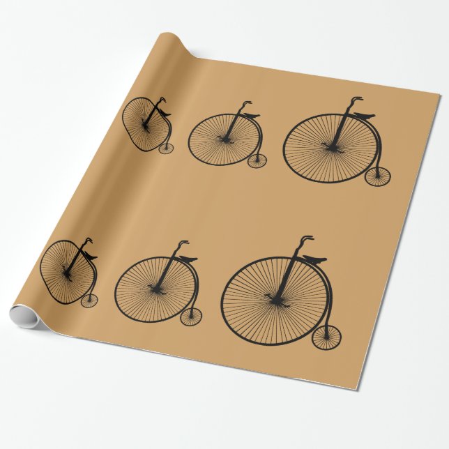 Fahrrad Geschenkpapier (Ungerollt)