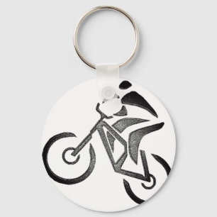 Fahrrad-Glühen-Art Schlüsselanhänger