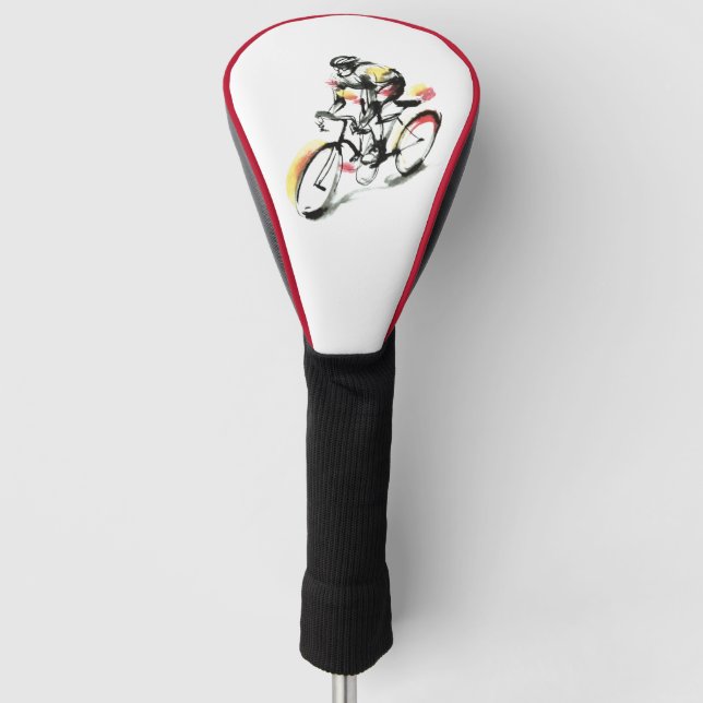 Fahrrad Golf Headcover (Vorderseite)