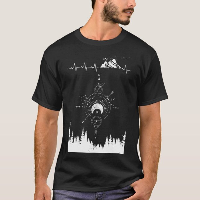 FAHRRAD-HERZSCHLAG, FAHRRADKETTE, FAHRRAD-TOURENAB T-Shirt (Vorderseite)