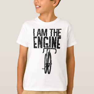 Fahrrad Ich bin der Motor Mountainbiken für Radfah T-Shirt