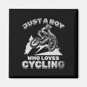 Fahrrad Ich Bin Nur Ein Junge Der Liebt Radfahren Magnet