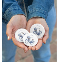 Fahrrad in Delft Blue individuell anpassbar