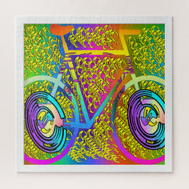 FAHRRAD IN LEBENDER FARBE