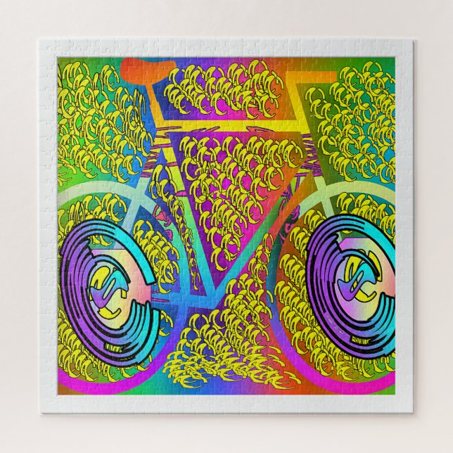 FAHRRAD IN LEBENDER FARBE (Vertikal)